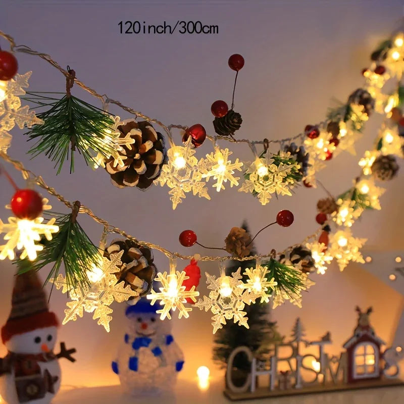 Christmas Lights, 3.05 meter 30 LED String Lights, Fairy Lights for Home Party Interior Decoration, Christmas Tree Decoration Halloween Thanksgiving Wedding Birthday Party Decoration House Of Avana [[SKU:HOA-GDN-029]]