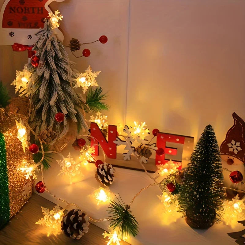 Christmas Lights, 3.05 meter 30 LED String Lights, Fairy Lights for Home Party Interior Decoration, Christmas Tree Decoration Halloween Thanksgiving Wedding Birthday Party Decoration House Of Avana [[SKU:HOA-GDN-029]]