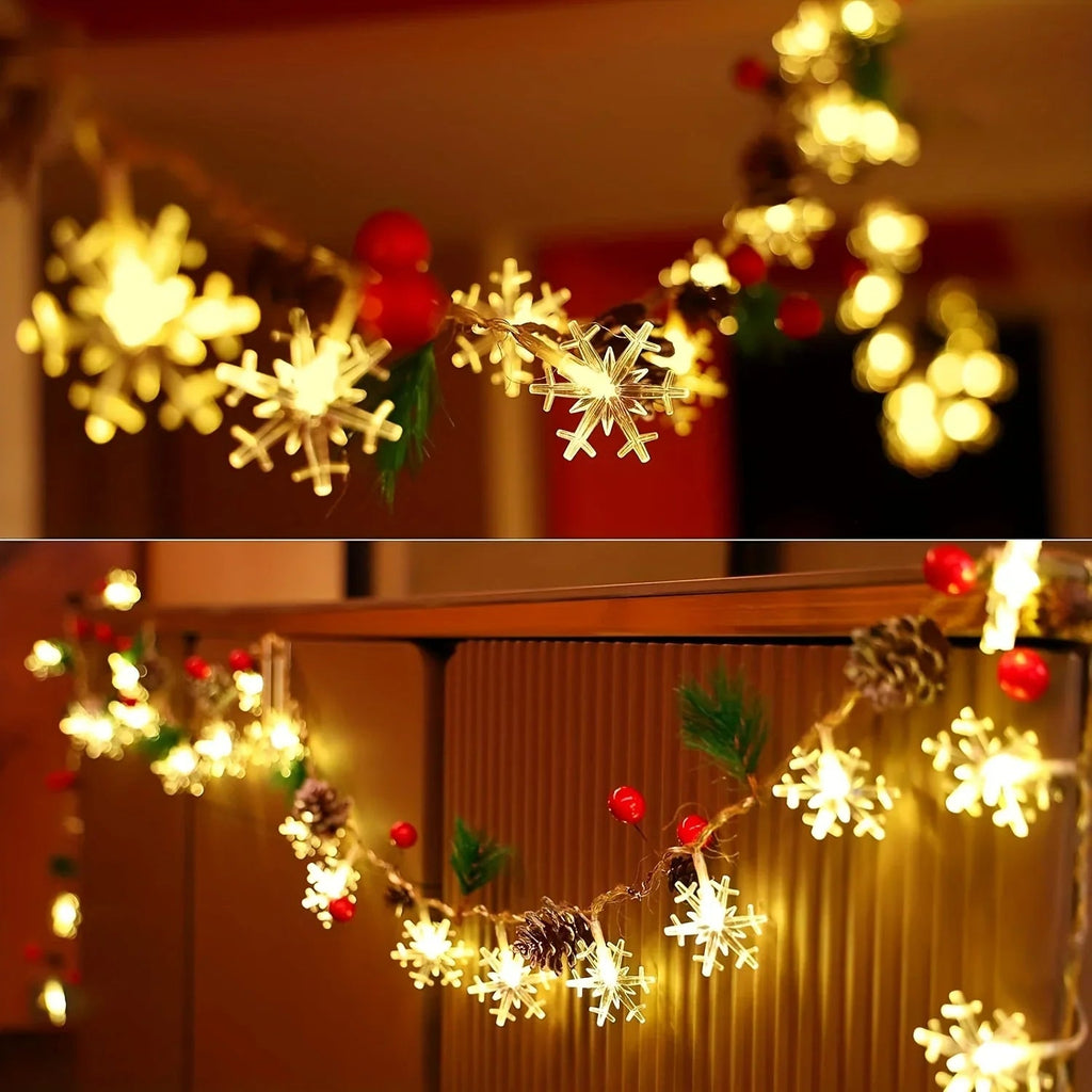 Christmas Lights, 3.05 meter 30 LED String Lights, Fairy Lights for Home Party Interior Decoration, Christmas Tree Decoration Halloween Thanksgiving Wedding Birthday Party Decoration House Of Avana [[SKU:HOA-GDN-029]]