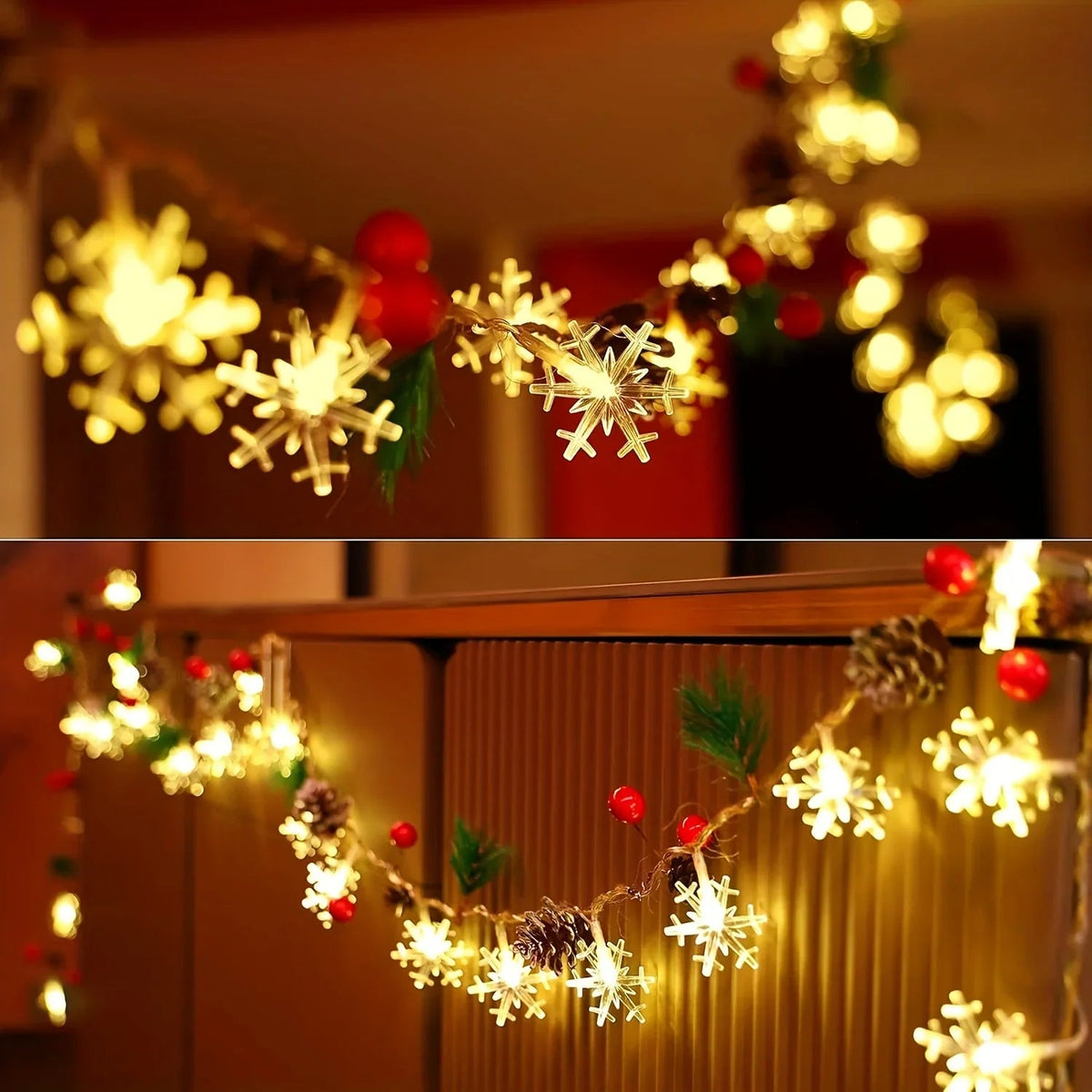 Christmas Lights, 3.05 meter 30 LED String Lights, Fairy Lights for Home Party Interior Decoration, Christmas Tree Decoration Halloween Thanksgiving Wedding Birthday Party Decoration House Of Avana [[SKU:HOA-GDN-029]]