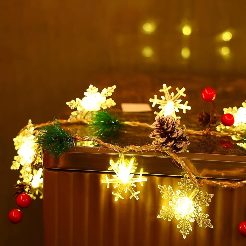 Christmas Lights, 3.05 meter 30 LED String Lights, Fairy Lights for Home Party Interior Decoration, Christmas Tree Decoration Halloween Thanksgiving Wedding Birthday Party Decoration House Of Avana [[SKU:HOA-GDN-029]]