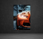 LED UV‑Printed Plexiglass Car Wall Sign with Dimmer Peony Atelier
