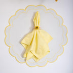 Handwoven Lemon Napkin Ring
