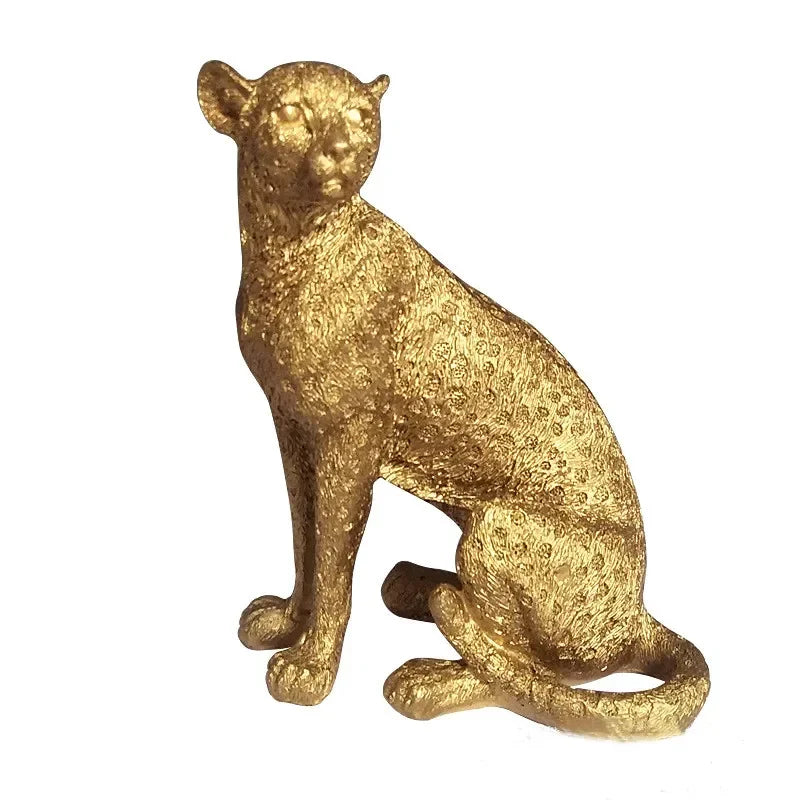 Leopard Decor - Cheetah Print Gold Accent, alternate view - House Of Avana