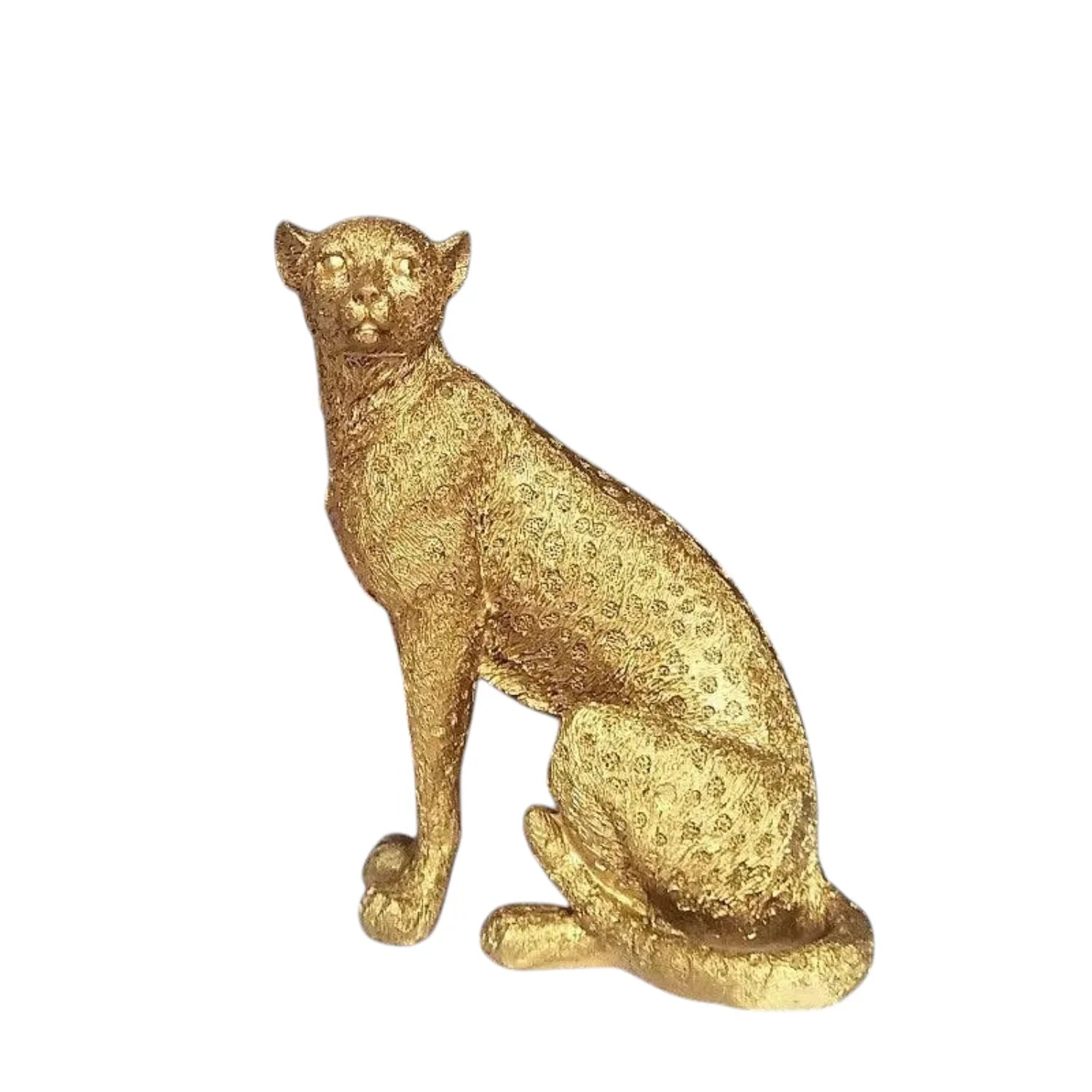 Leopard Decor - Cheetah Print Gold Accent