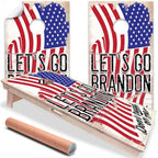 Let's Go Brandon - Cornhole Board Wrap - Set of 2 Lone Star Art
