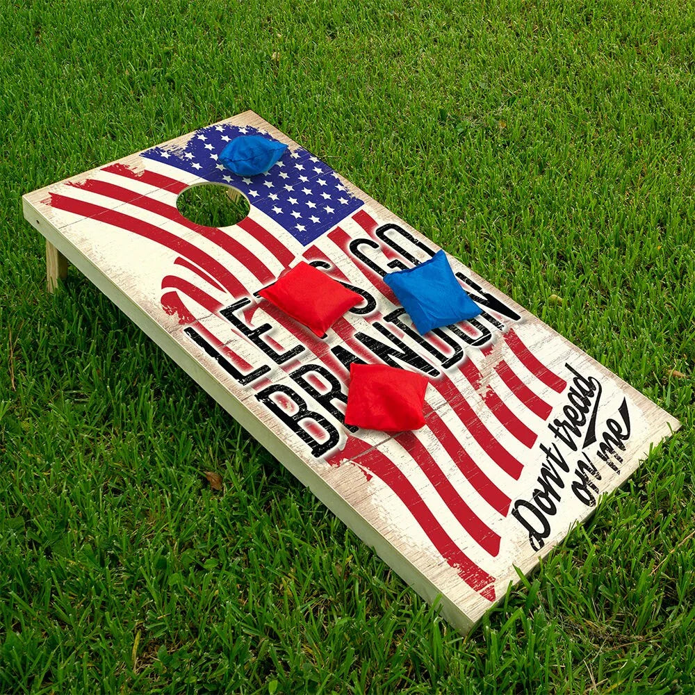 Let's Go Brandon - Cornhole Board Wrap - Set of 2 Lone Star Art