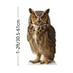 Owl Life Size Cardboard Cutout A Fun Animal Standup For Photo Booths, Birthday Parties Halloween Home Decorations Outdoor, Christmas Decor House Of Avana