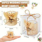 Light brown candles in decorative gift boxes, warm ambiance - House of Avana