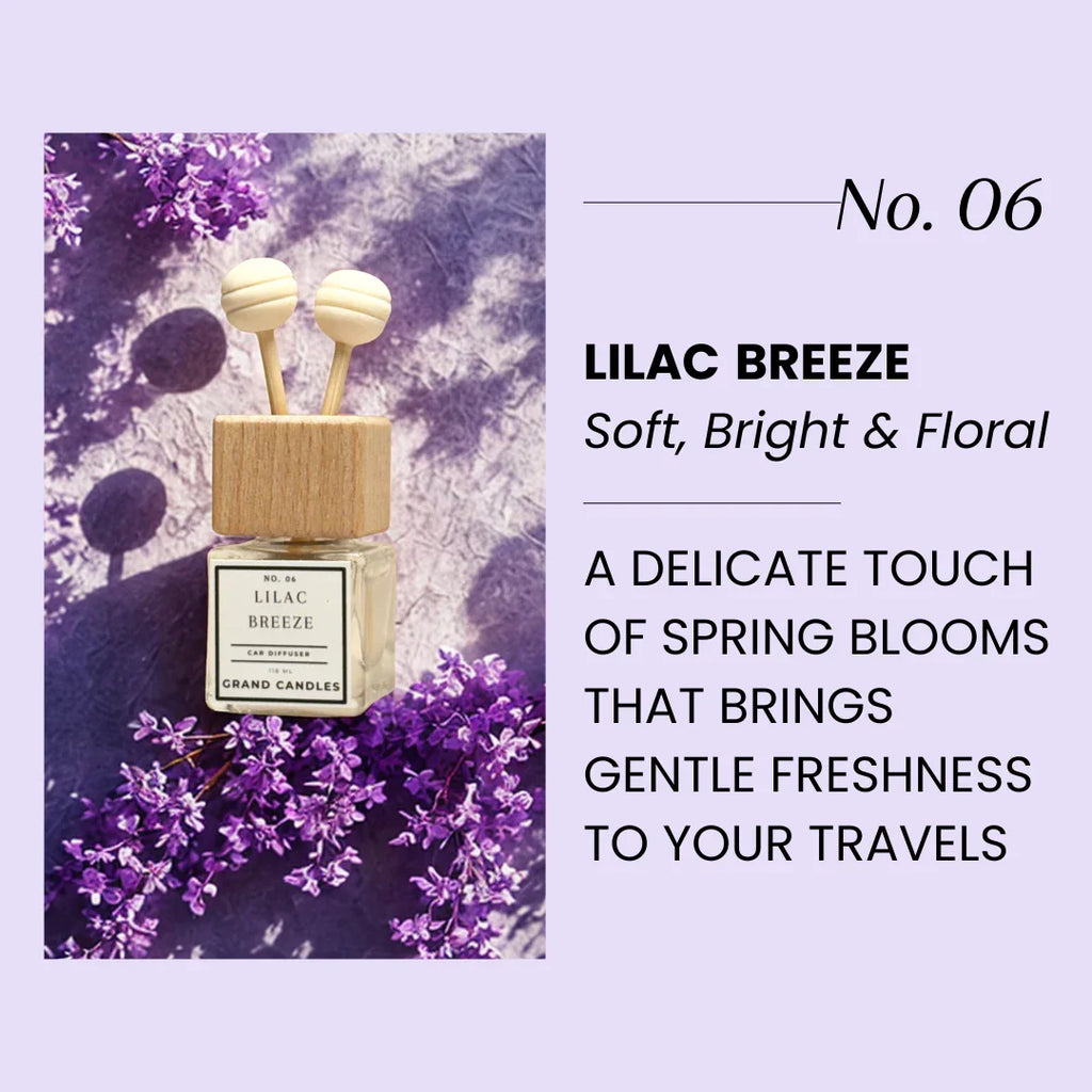 Lilac Breeze Car Diffuser Grand Candles LLC