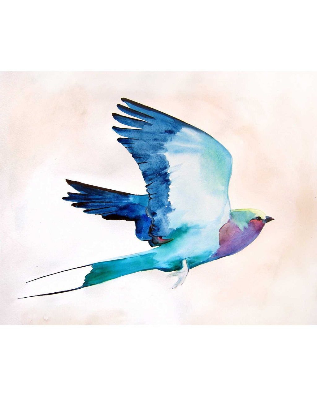 Lilac Roller Art Print – Archival Floral Wall Art