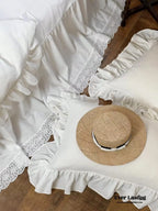 Liliane Elegant Ruffle Double Gauze Bedding Set / Hollow Out Ever Lasting