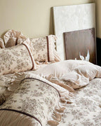 Lillian Retro Floral Ruffle Bedding Set Ever Lasting