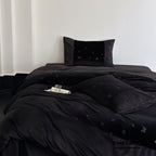 Lilou Velvet Butterfly Bedding Set / Eclipse Black Ever Lasting