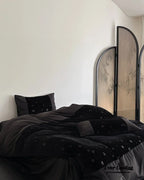Lilou Velvet Butterfly Bedding Set / Eclipse Black Ever Lasting