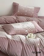 Lilou Velvet Butterfly Bedding Set / Pink Blush Ever Lasting