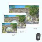 Linden Terrace Arch, Watercolor, Plein Air, lifestyle image - House Of Avana