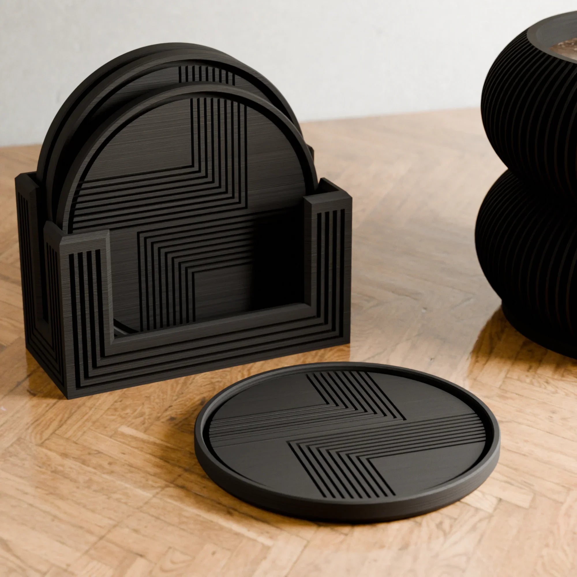 Lined Coaster, back view - House Of Avana