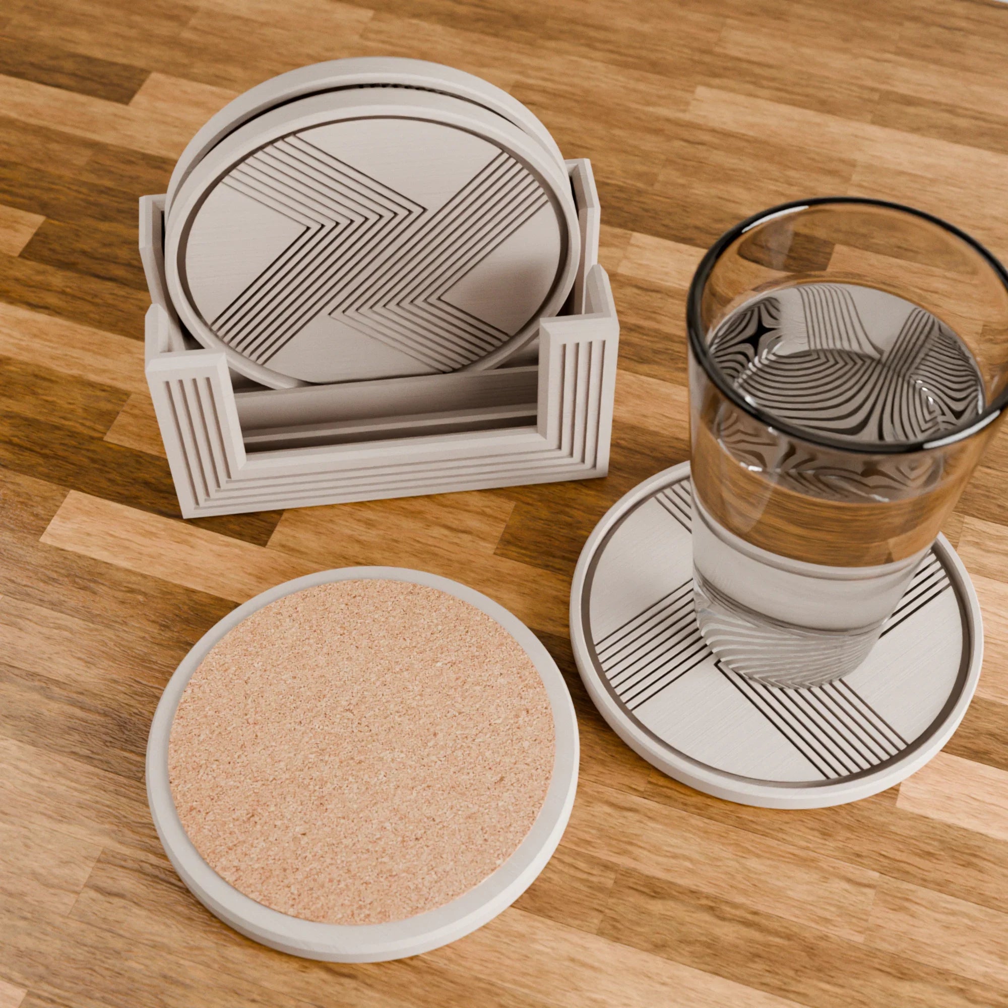 Lined Coaster, detail shot - House Of Avana