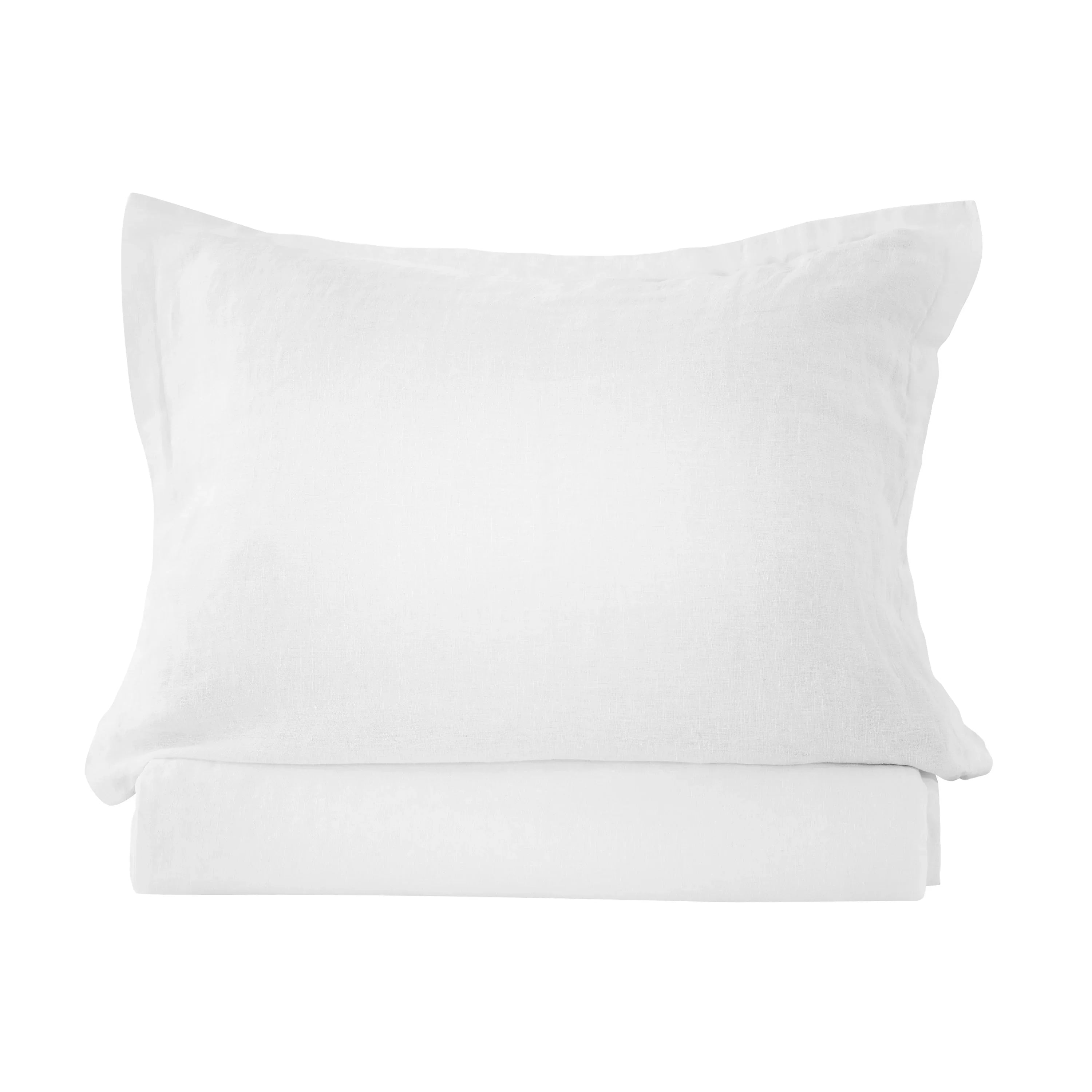 100% Linen Duvet Cover Set, dimensions view - House Of Avana