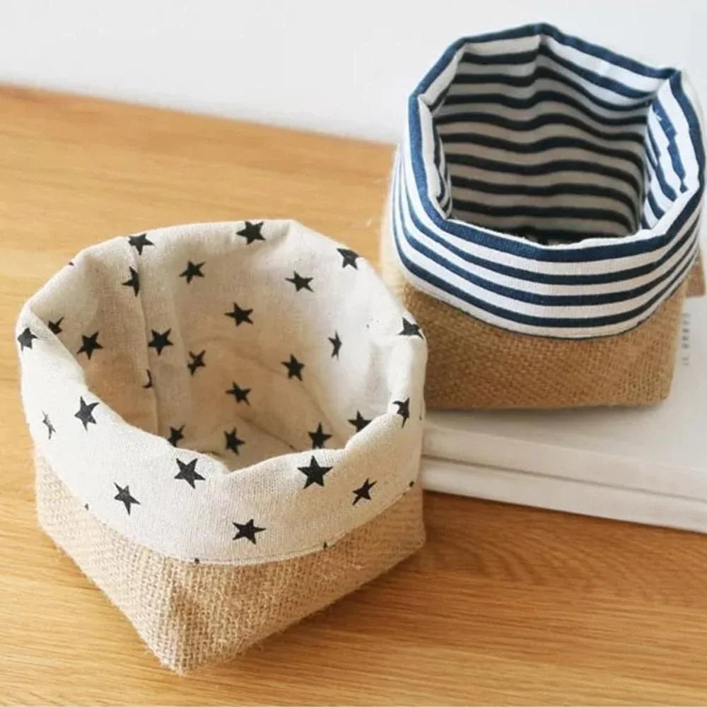 Eco-Friendly Jute Cotton and Linen Hanging Bag - House Of Avana