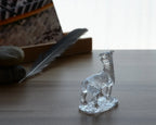 Liuli Crystal Alpaca Figurine
