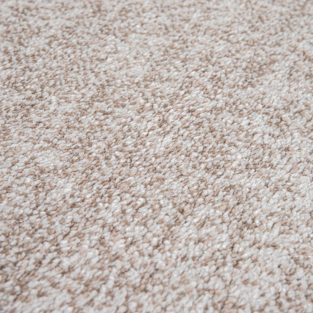 Living Room Rug Madeira Bordered with Geometric Pattern - Brown Beige RugYourHome