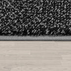 Living Room Rug Madeira Bordered with Geometric Pattern - Grey RugYourHome