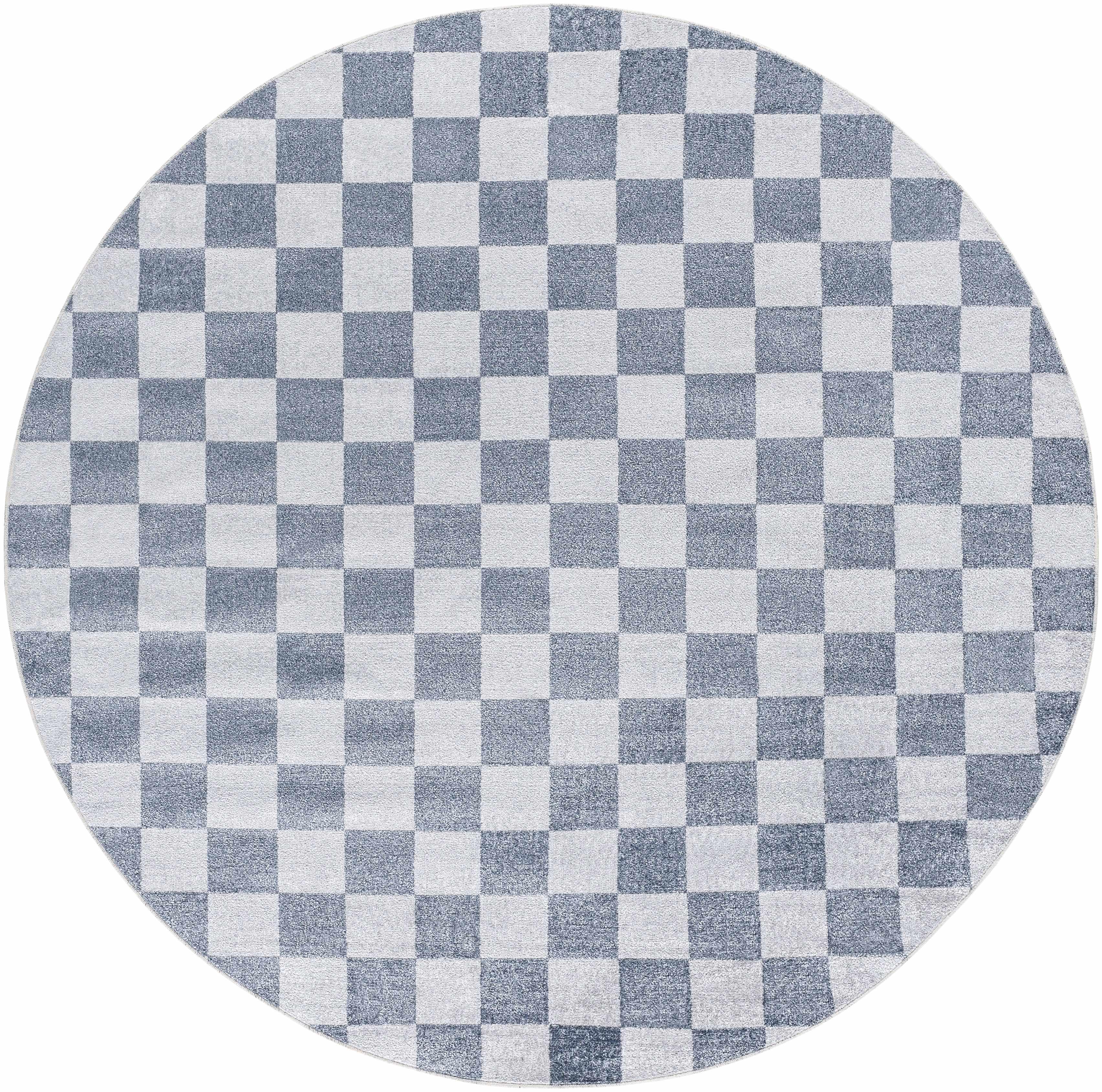 Alie Gray Checkered Washable Area Rug Hauteloom