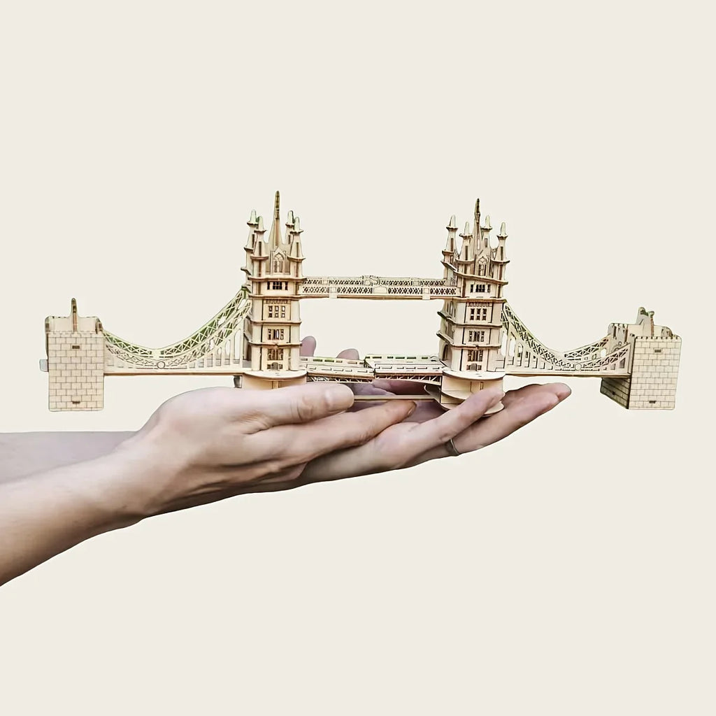 3D Model of The London Bridge, Made from Wood, DIY Puzzle Gift, Perfect for The Festive Season House Of Avana