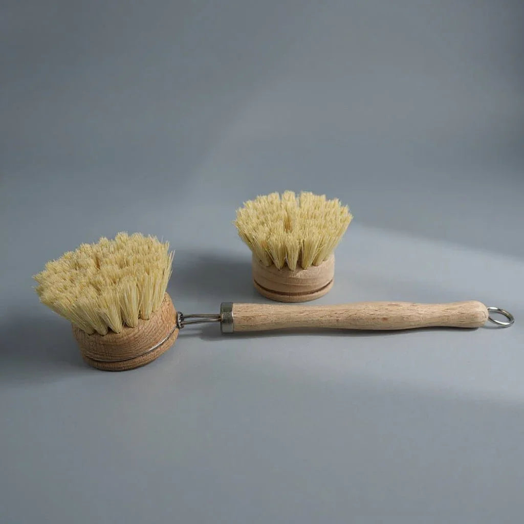 Long Handle Pot Brush With Replaceable Head Zero Waste Outlet