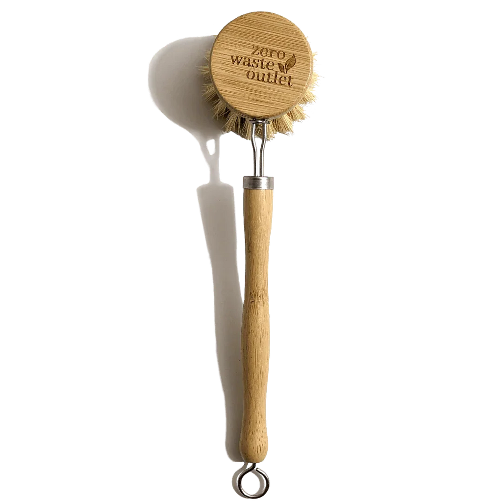Long Handle Pot Brush With Replaceable Head Zero Waste Outlet