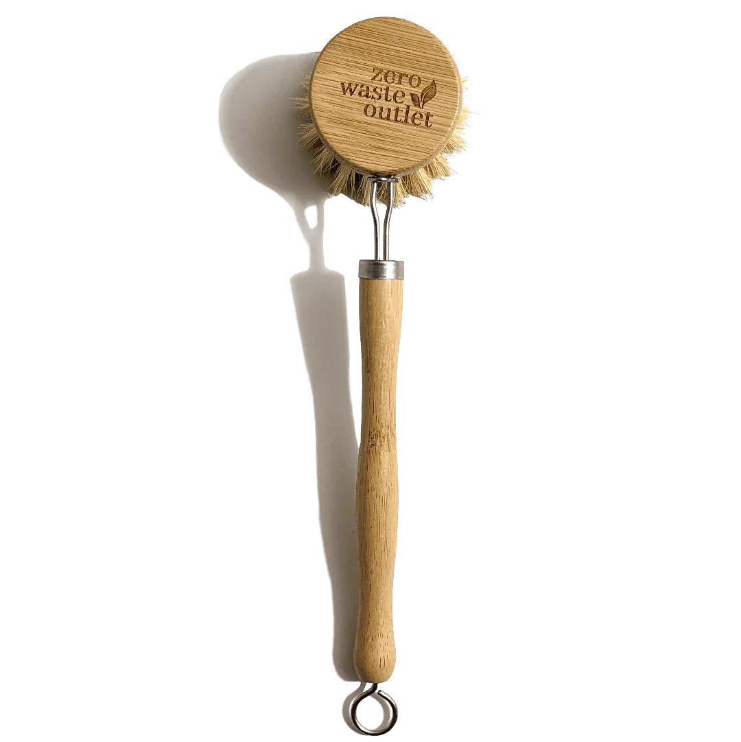 Long Handle Pot Brush With Replaceable Head Zero Waste Outlet