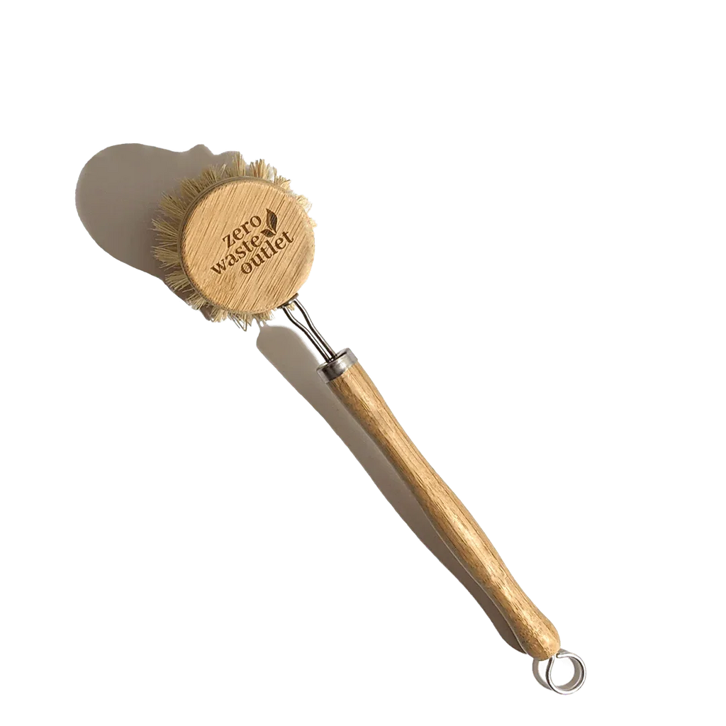Long Handle Pot Brush With Replaceable Head Zero Waste Outlet