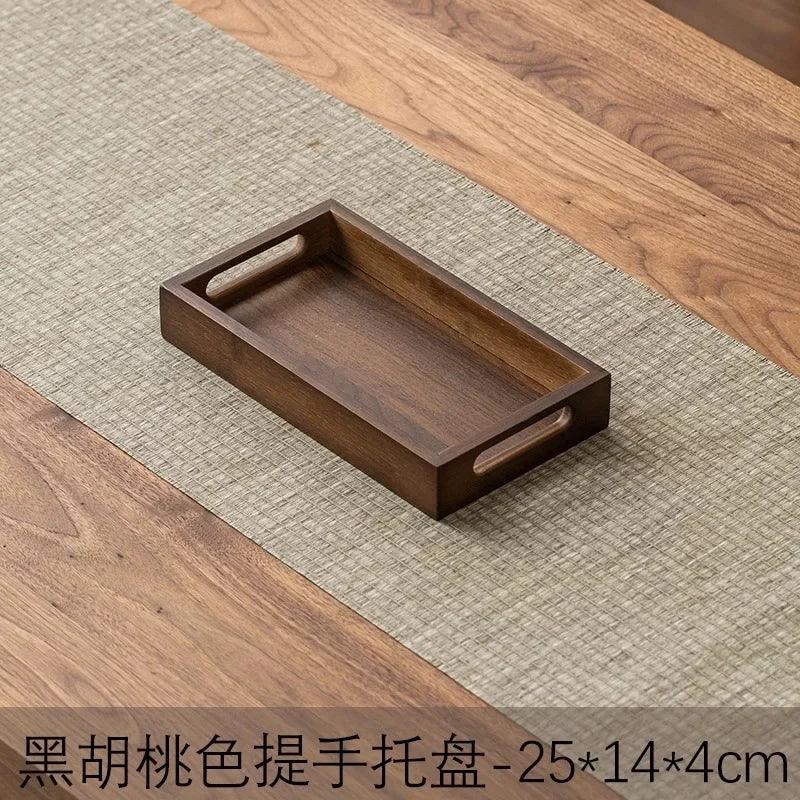 Long Rectangle Bamboo Tea Serving Tray