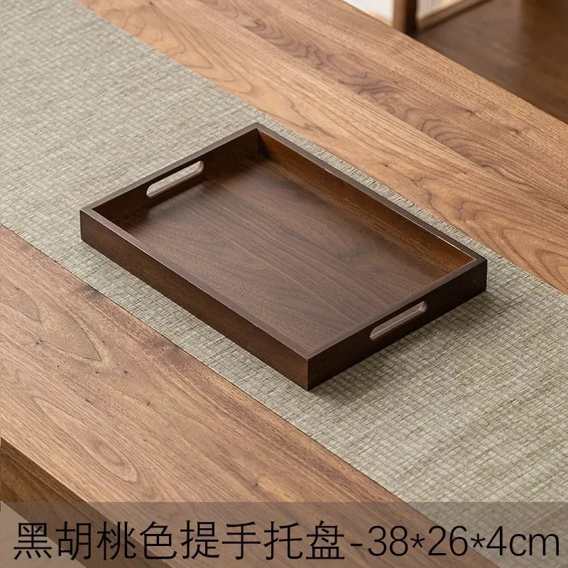 Long Rectangle Bamboo Tea Serving Tray
