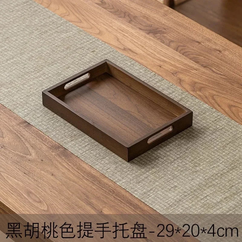 Long Rectangle Bamboo Tea Serving Tray