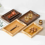 Long Rectangle Bamboo Tea Serving Tray