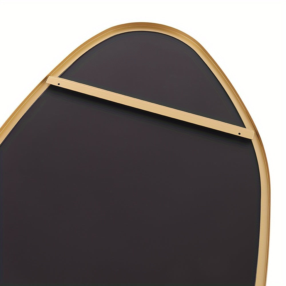 Long-shaped bathroom mirror, ordinary Silvery mirror + iron art + sand black, 4.0 Silvery mirror edge grinding + black High Quality film on the back, transparent protective film on the front, iron art sandblasted black border House Of Avana