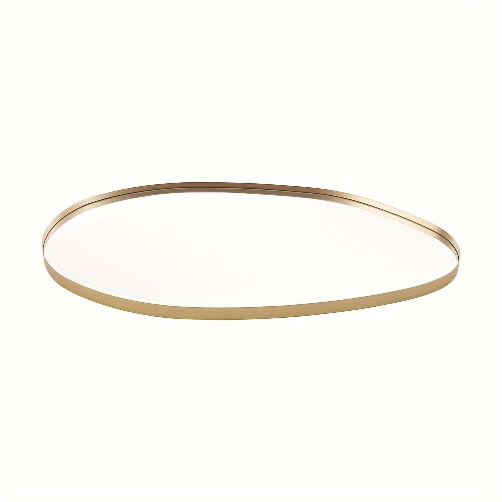 Long-shaped bathroom mirror, ordinary Silvery mirror + iron art + sand black, 4.0 Silvery mirror edge grinding + black High Quality film on the back, transparent protective film on the front, iron art sandblasted black border House Of Avana