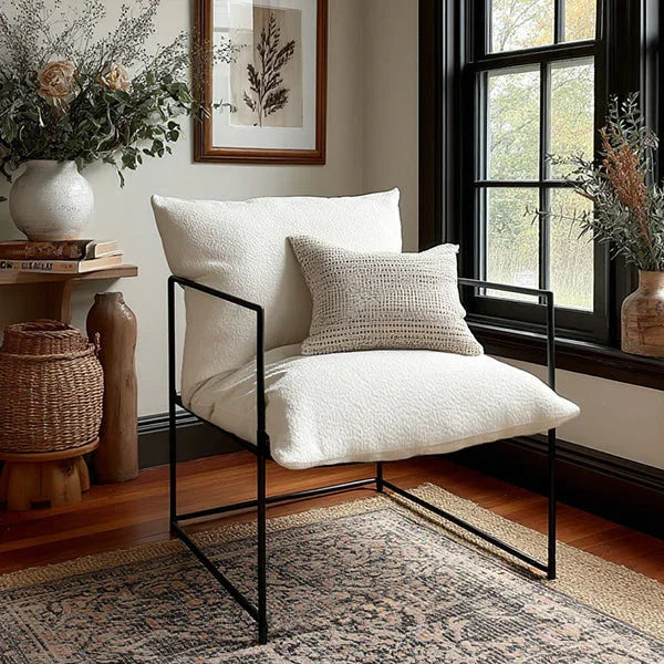 Modern Lounge Chair with Removable Cushion Decor Steals