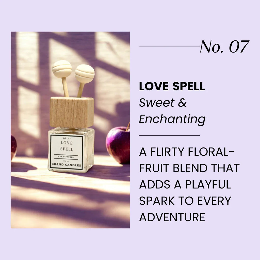 Love Spell Car Diffuser Grand Candles LLC