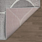 Low-Pile Rug Oriental Design in various gray Tones RugYourHome