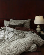 Lucien Silky Vintage Jacquard Bedding Set / Brown Ever Lasting
