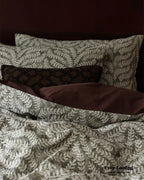Lucien Silky Vintage Jacquard Bedding Set / Brown Ever Lasting