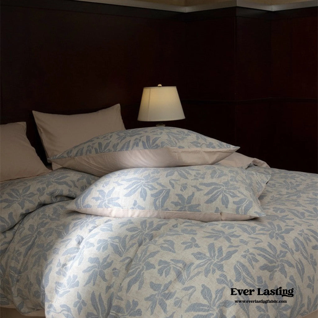 Lucien Silky Vintage Jacquard Bedding Set / Brown Ever Lasting