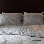 Lucien Silky Vintage Jacquard Bedding Set / Brown