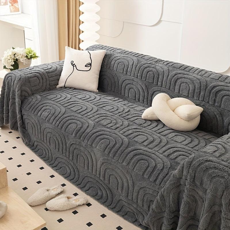 Luxurious Four Seasons Jacquard Slipcover | Waterproof Cover for Couch topspet