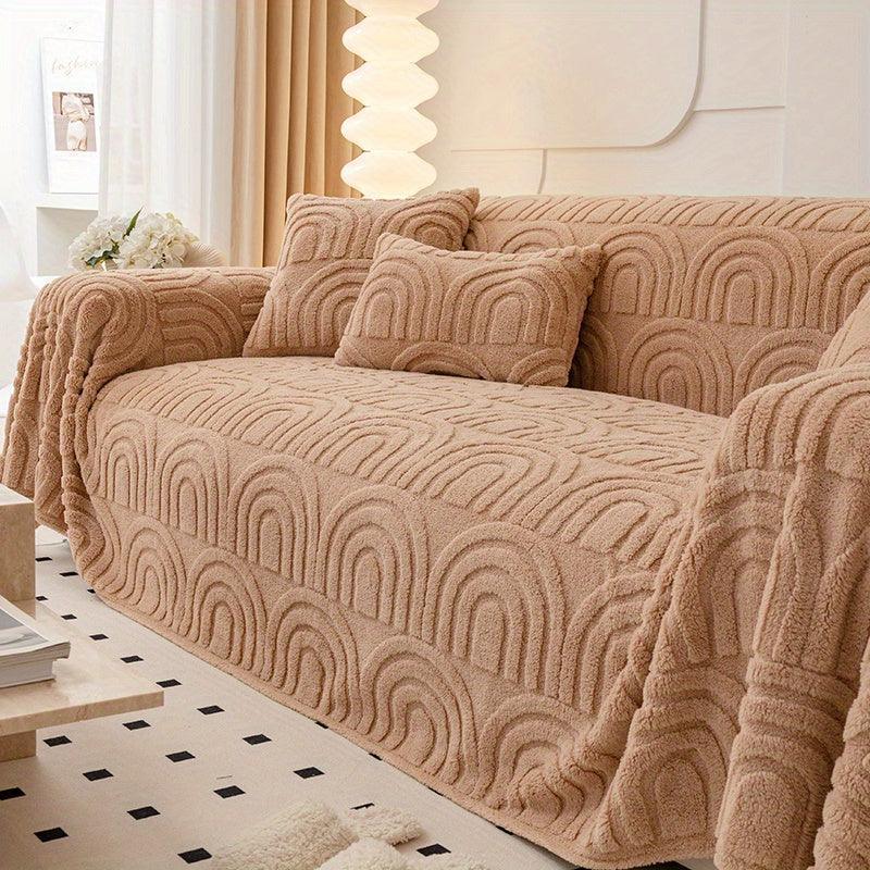 Luxurious Four Seasons Jacquard Slipcover | Waterproof Cover for Couch topspet