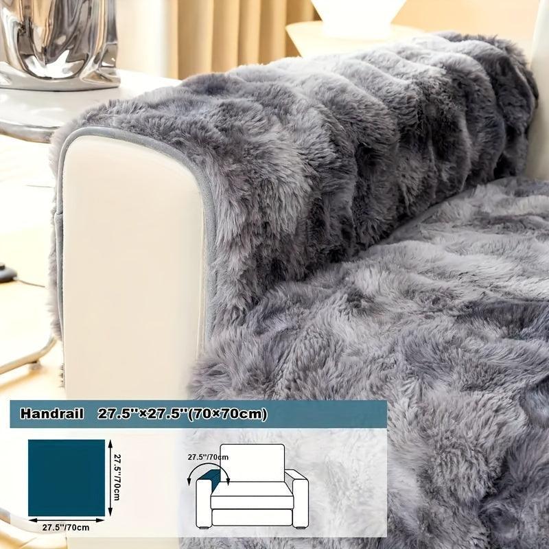 Luxurious Gradient Velvet Sofa Cover topspet